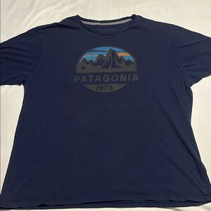 Patagonia Dark Blue Mountain Tee